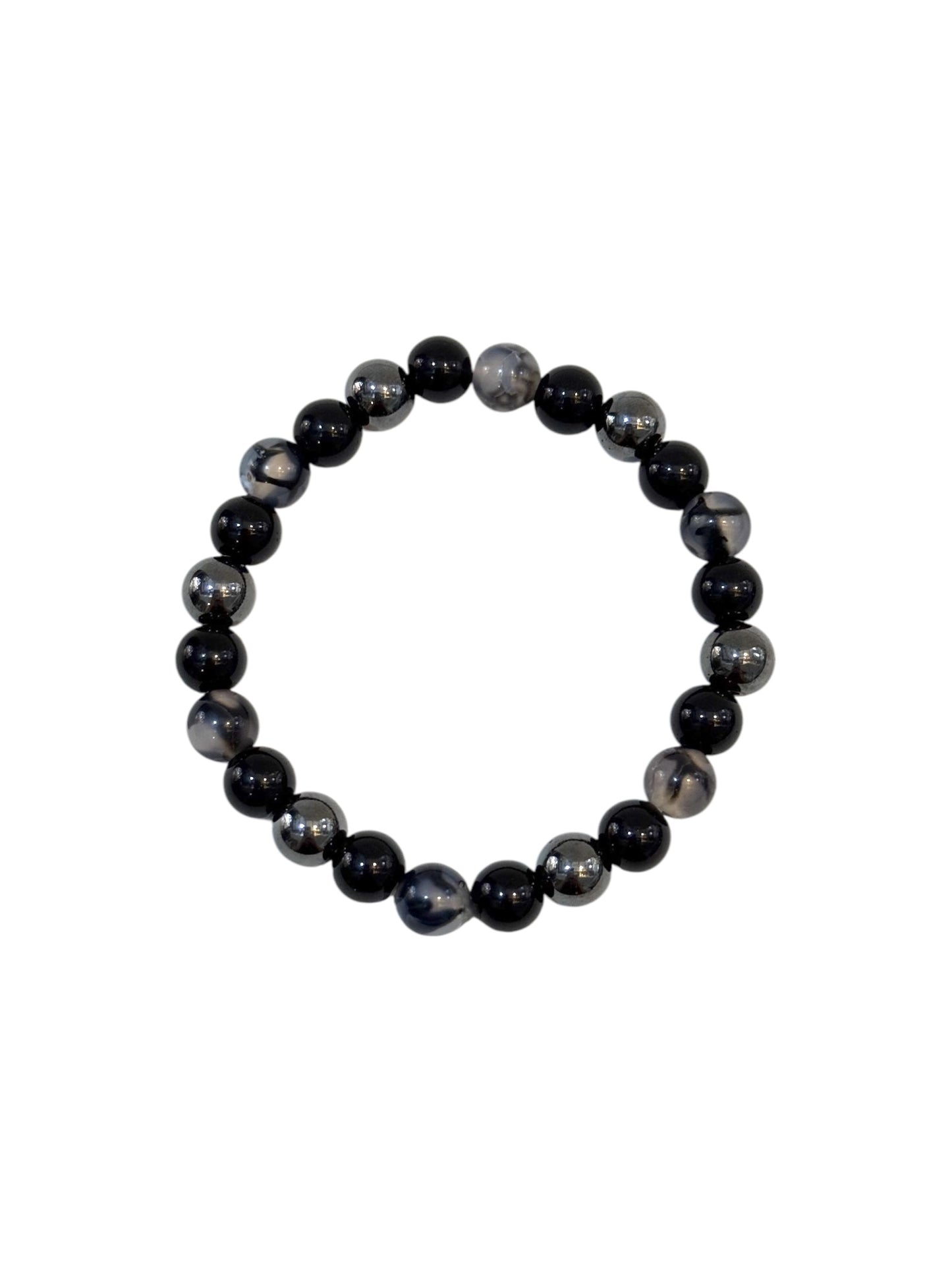 Pulsera Elasticada #Piedra Falsa 8mm