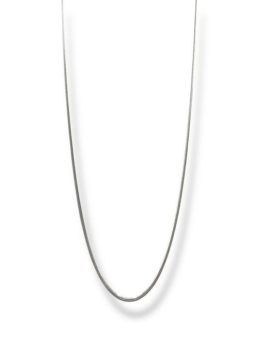 #E-5 Cadena de Serpiente Cinta_Plateado 3mm