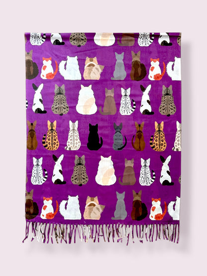 Bufanda de Gato #8 Violeta