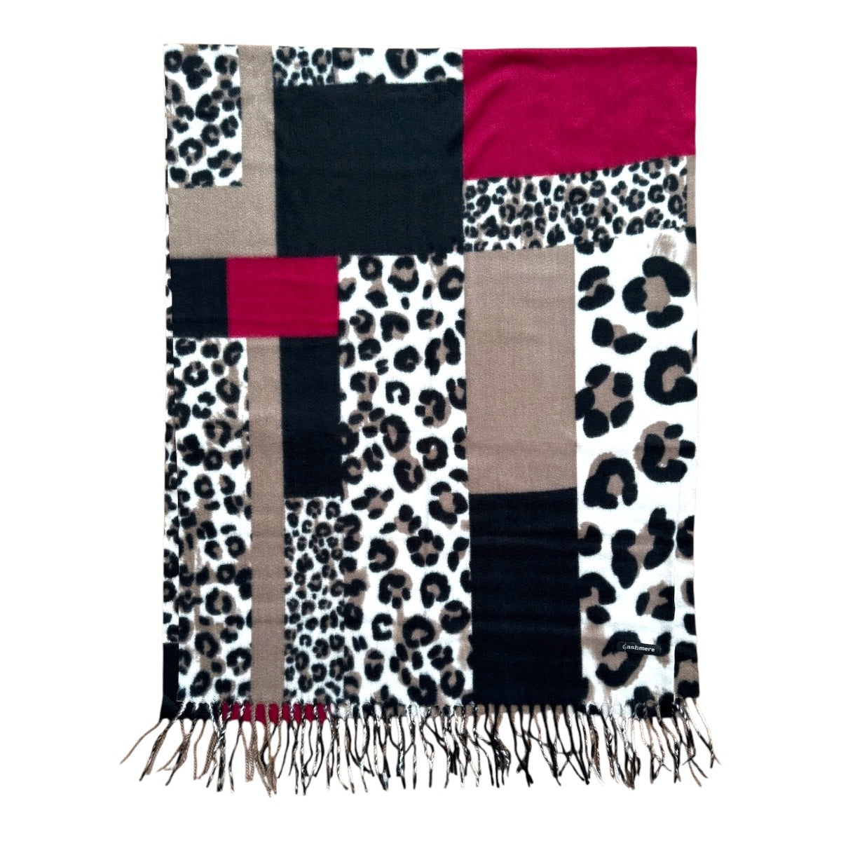 Bufanda Animal Print # Rojo