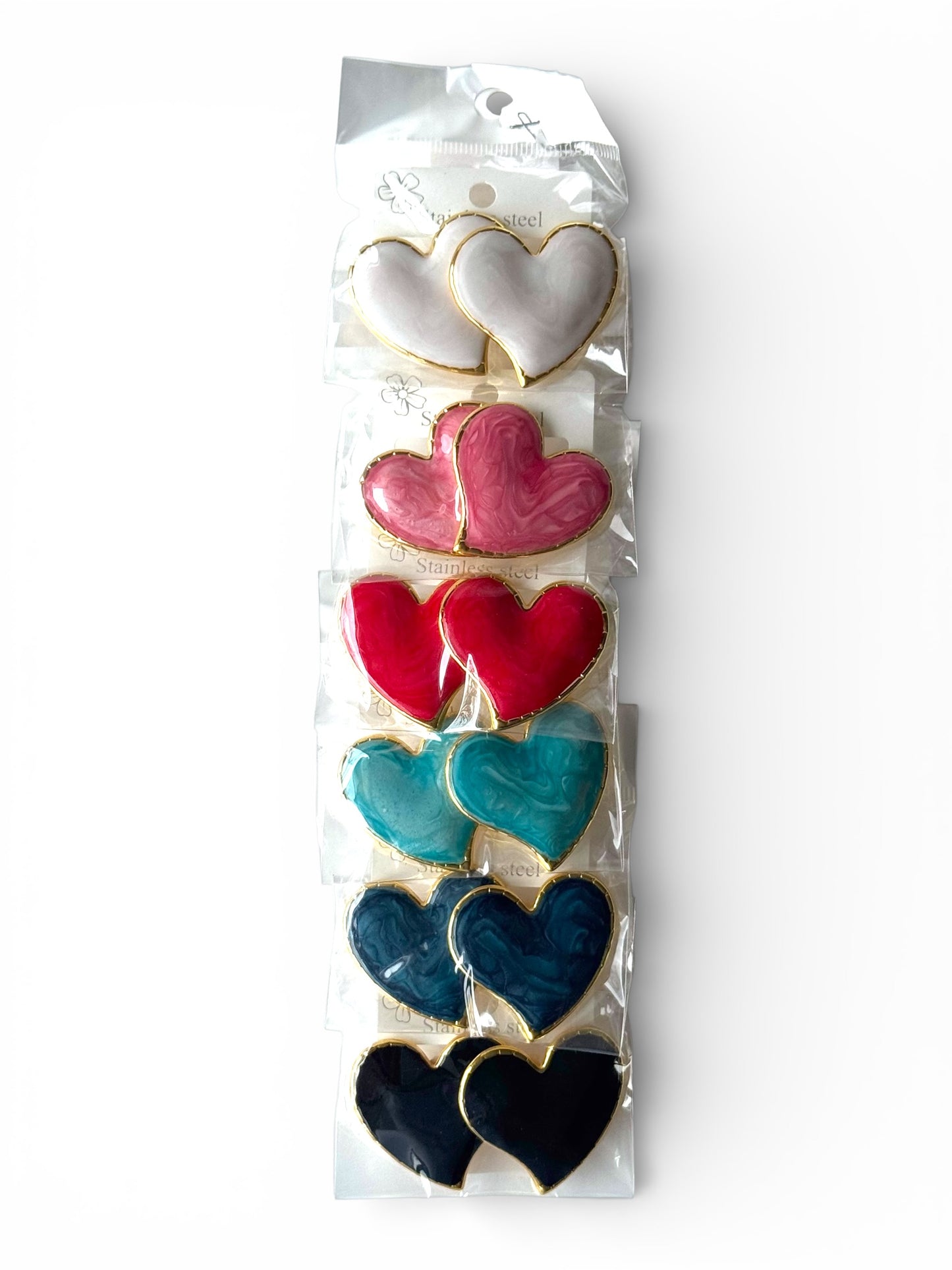 Aros de acero modelo #85618 grande (6 unidades)