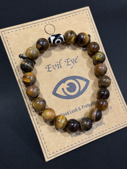 Pulsera de piedras naturales para hombre #5129
