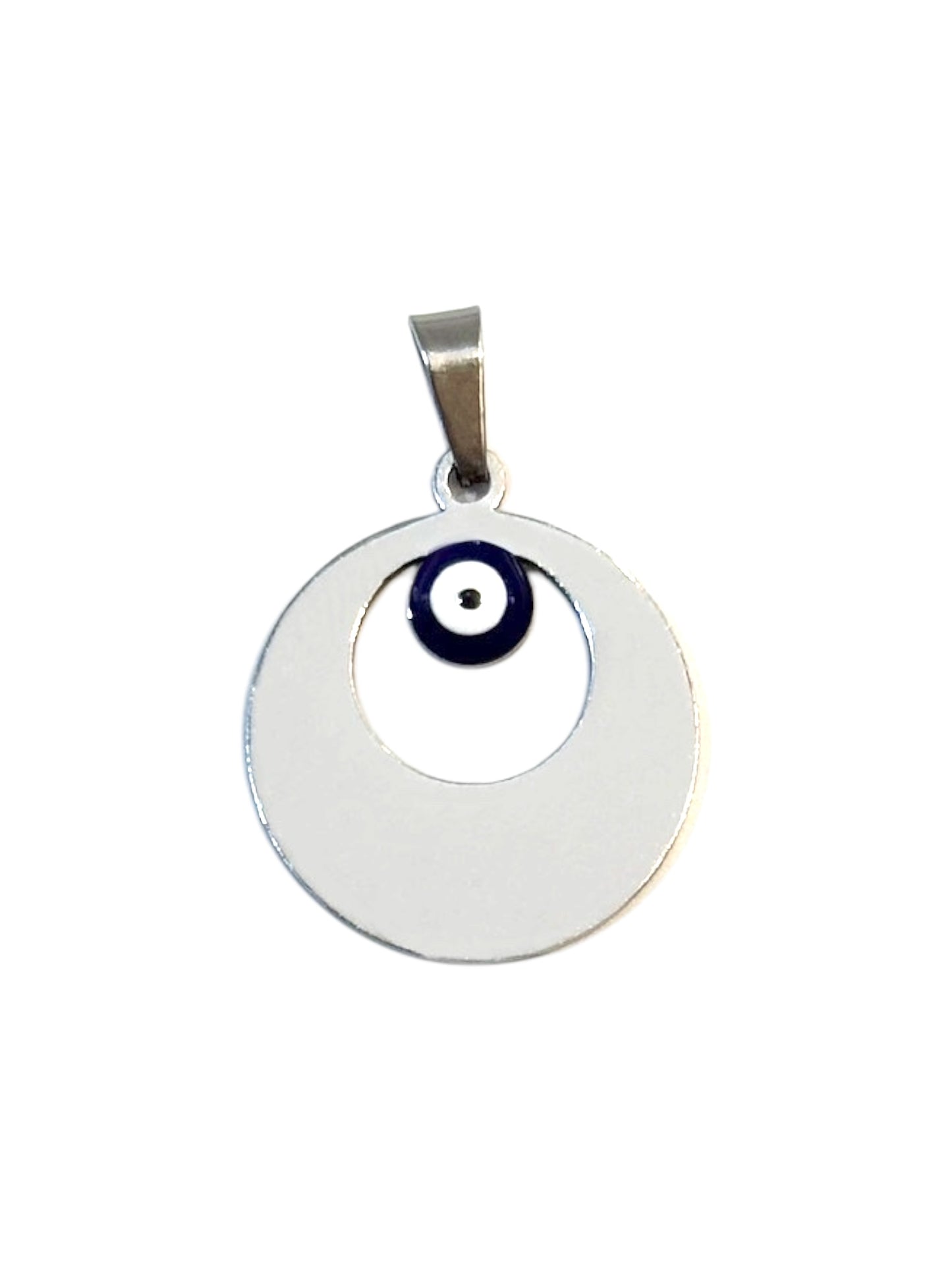 #Ojo Turco Círculo Plateado