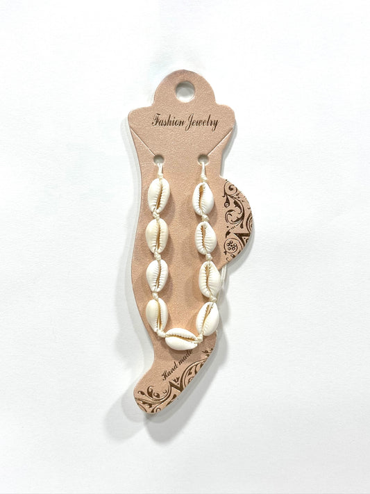 Tobillera de concha simple_ DOCENA