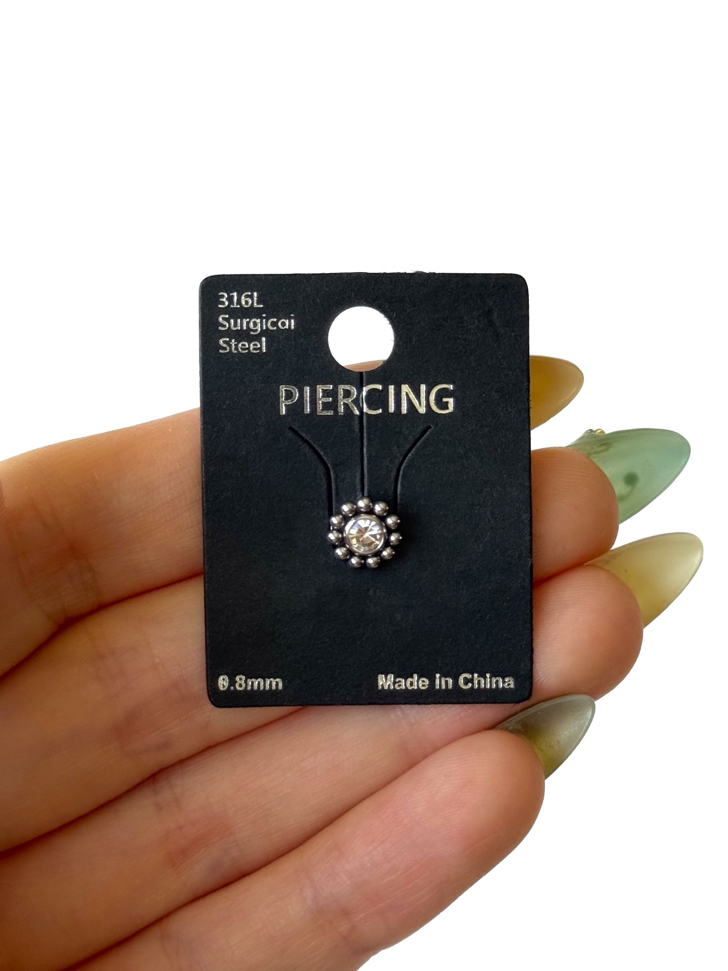 Piercing Acero_Recto #13 chico