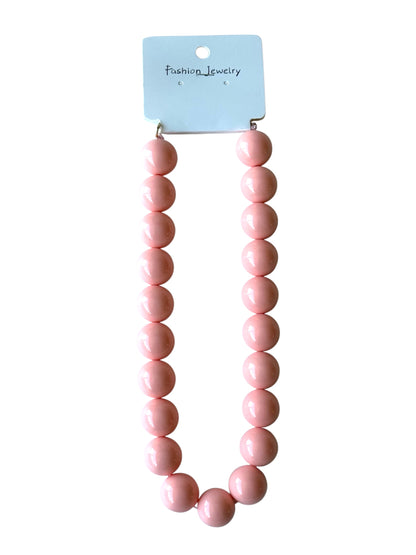 Collar Chicle 20mm #12 salmon pastel