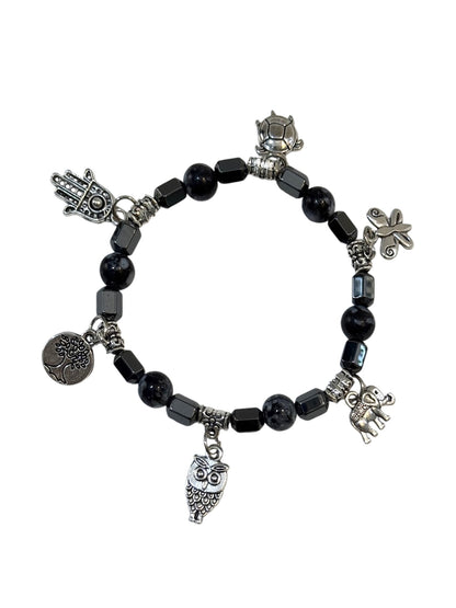 Pulsera Elasticada #Piedra multicolor