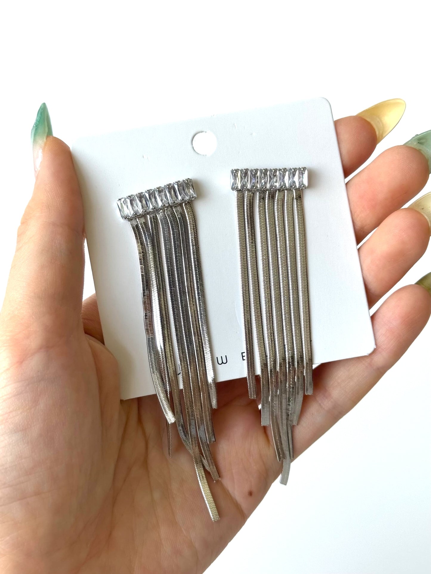 Aros de acero modelo #1015 plateado