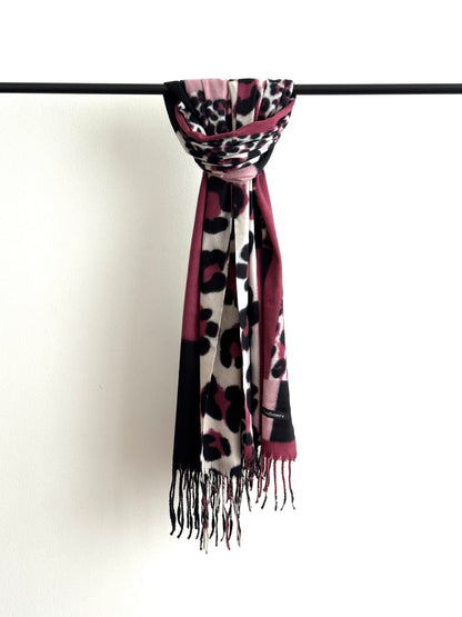 Bufanda Animal Print # Rosado