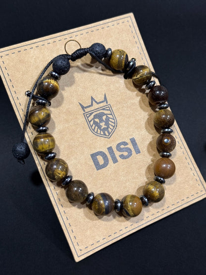 Pulsera de piedras naturales para hombre #5124