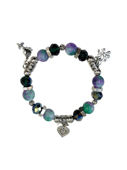 Pulsera Elasticada #Piedra mulricolor