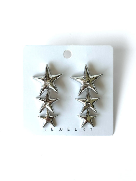 Aros de fantasía #994 plateado