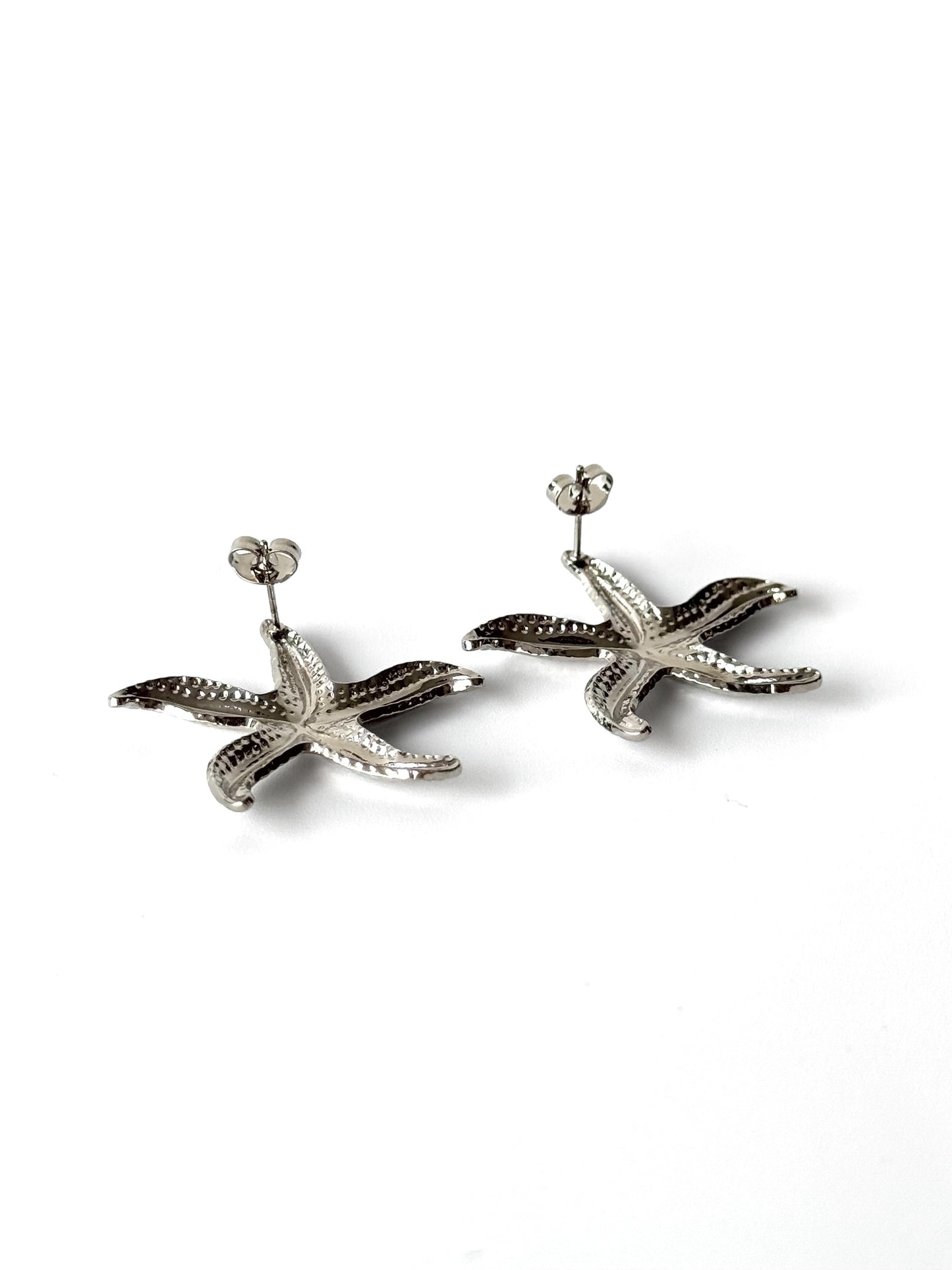 Aros de acero modelo #909 plateado