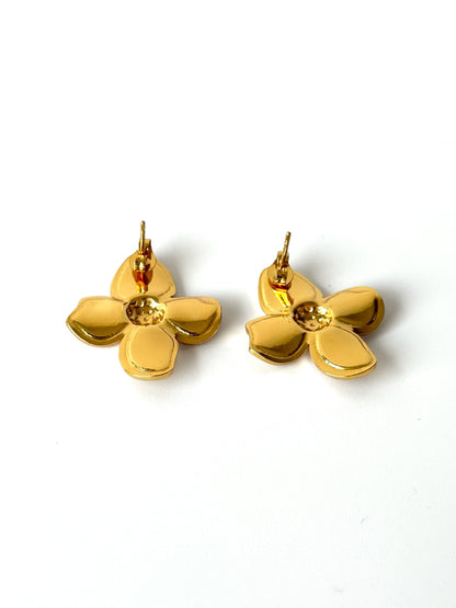 Aros de acero modelo #902 dorado