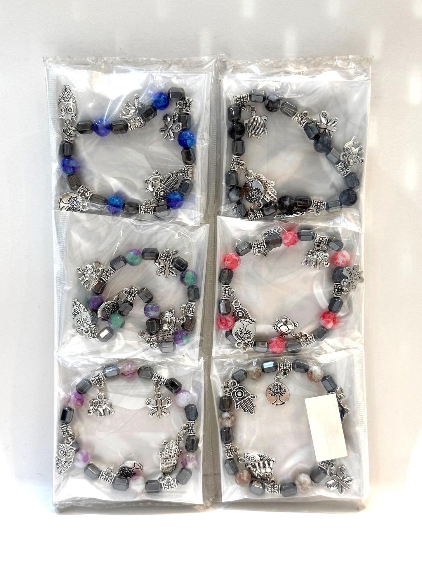 Pulsera Elasticada #Piedra multicolor