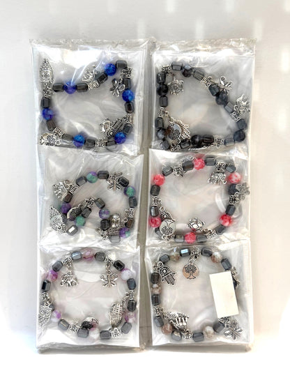 Pulsera Elasticada #Piedra multicolor