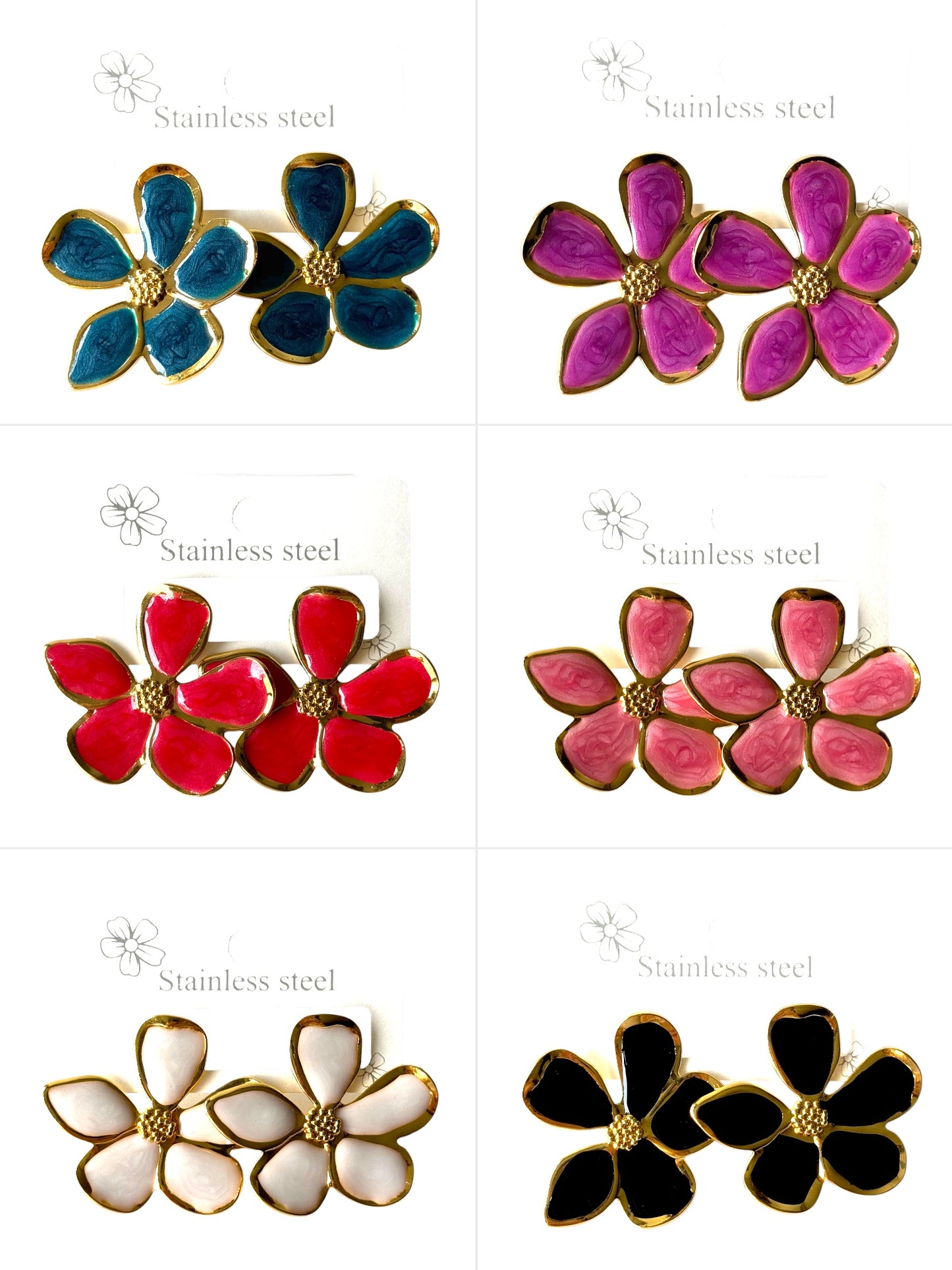 Aros de acero modelo #85616 (6 unidades)