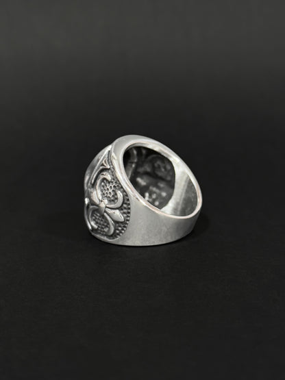 Anillo de hombre en acero vikingo #575