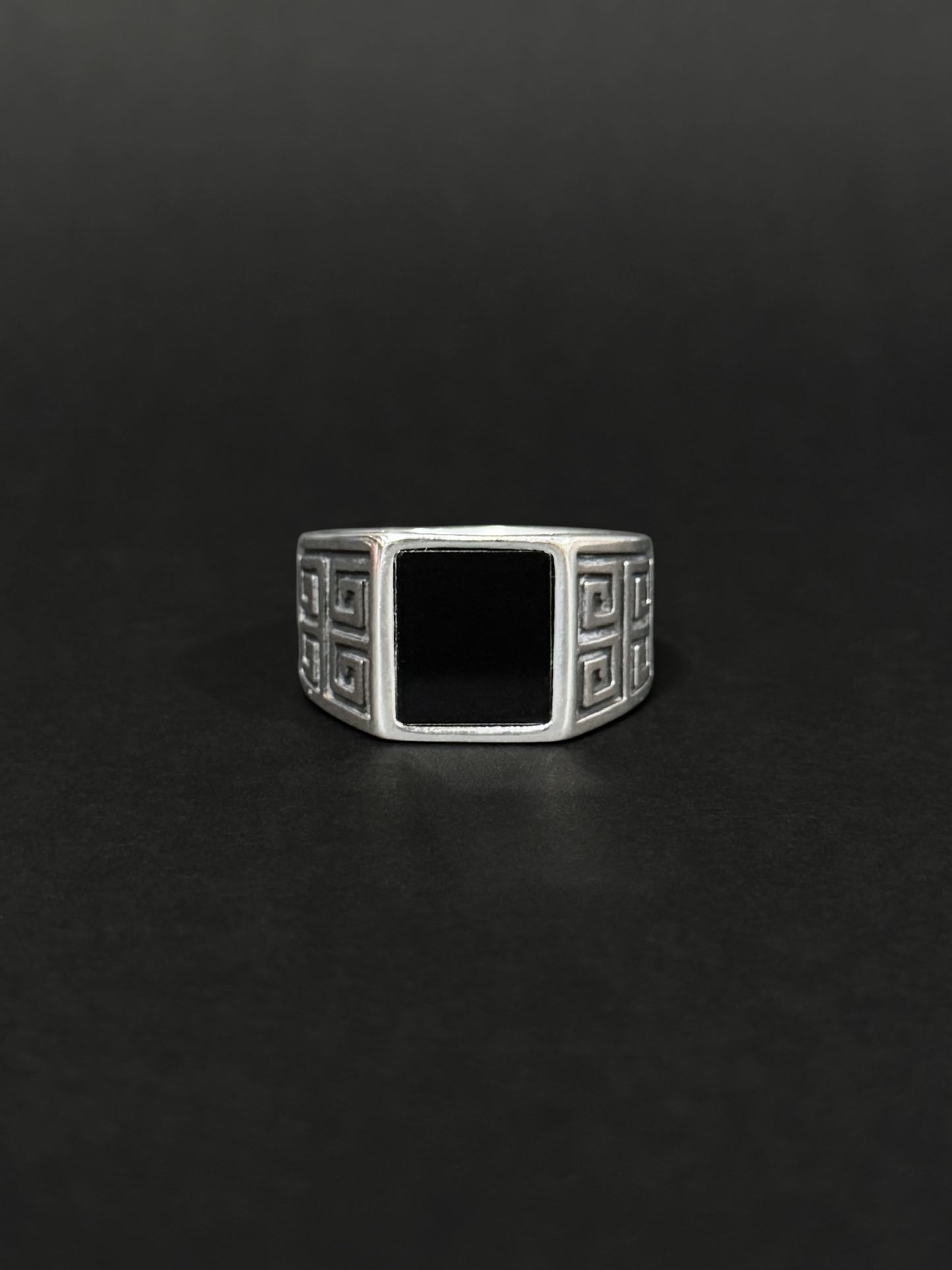Anillo de hombre en acero vikingo #786