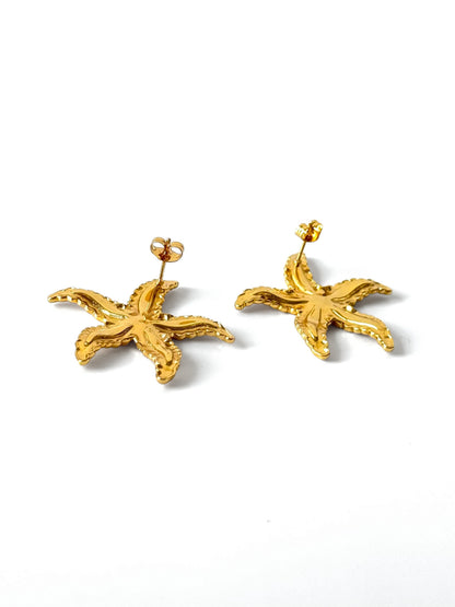 Aros de acero modelo #903 dorado