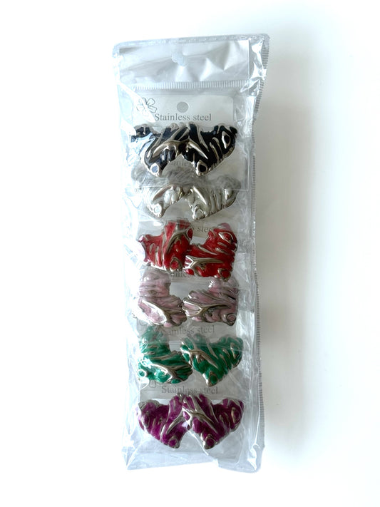 Aros de acero modelo #853 (6 unidades)