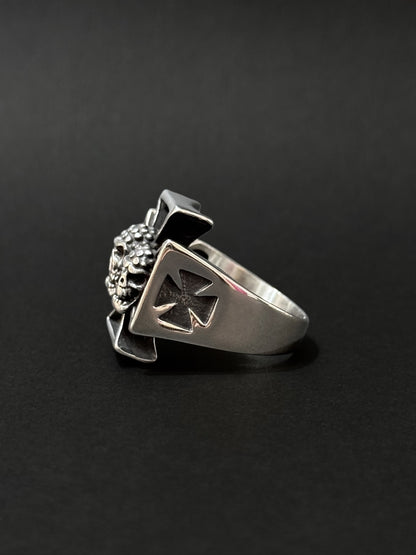 Anillo de hombre en acero vikingo #792