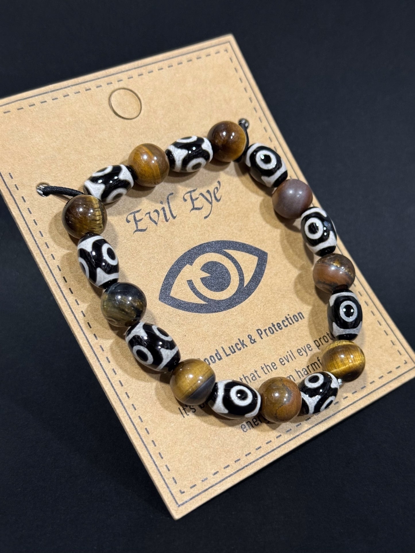 Pulsera de piedras naturales para hombre #5127