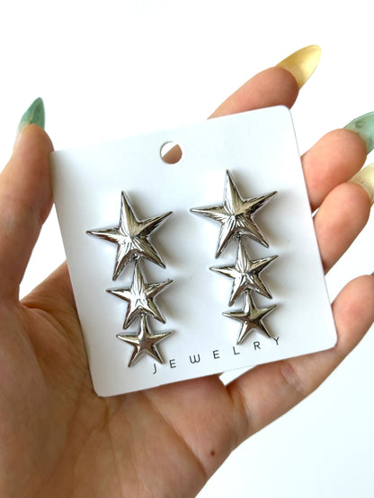 Aros de fantasía #994 plateado