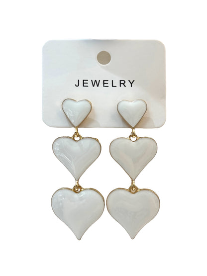 Aros en Docena #7 corazón multicolor