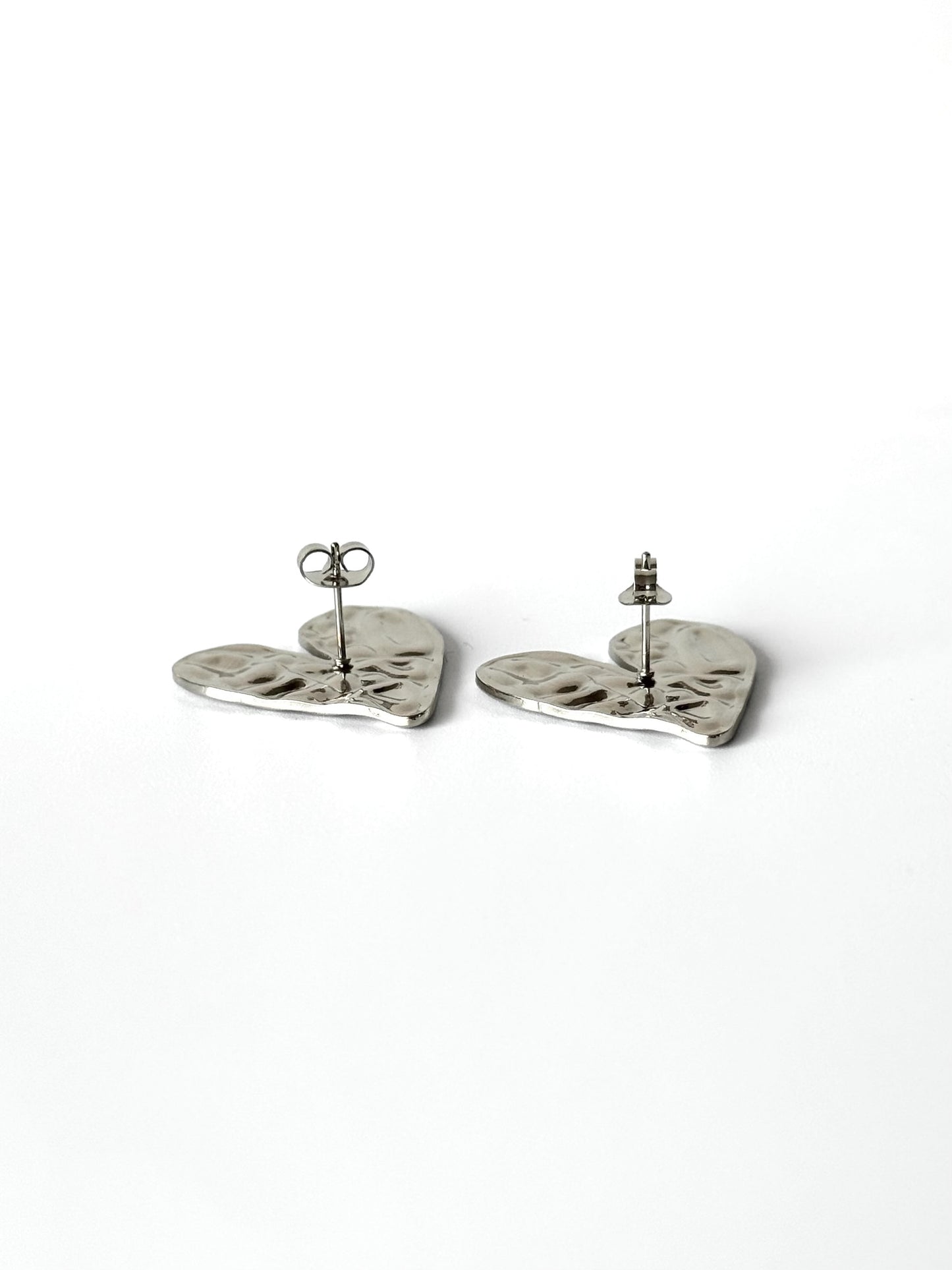 Aros de acero modelo #921 plateado
