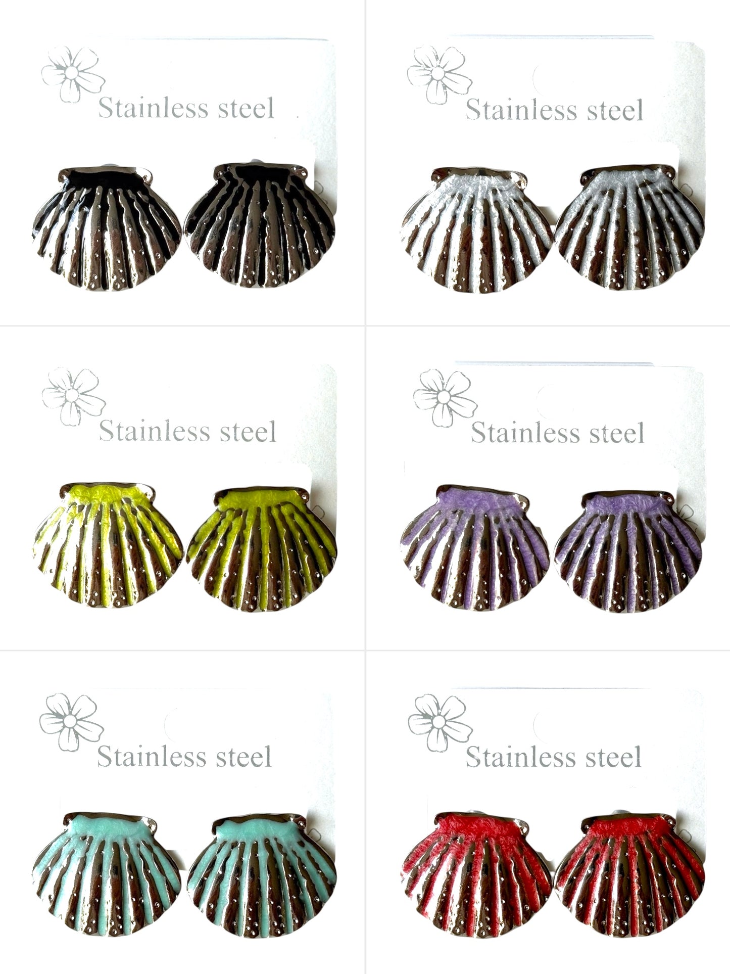 Aros de acero modelo #865 (6 unidades)