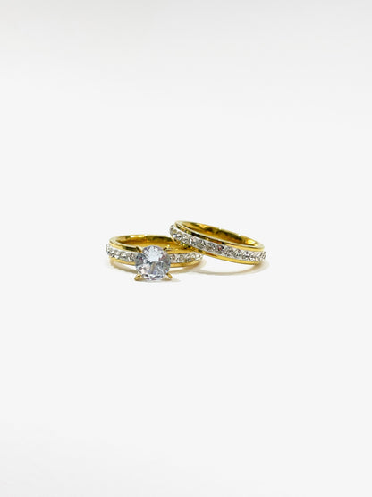 #36 ARGOLLA DOBLE CON STRASS D