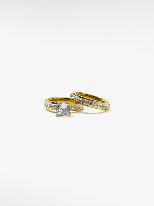 #36 ARGOLLA DOBLE CON STRASS D