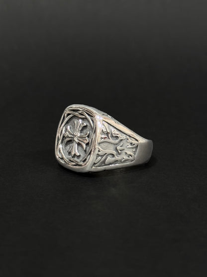 Anillo de hombre en acero vikingo #503