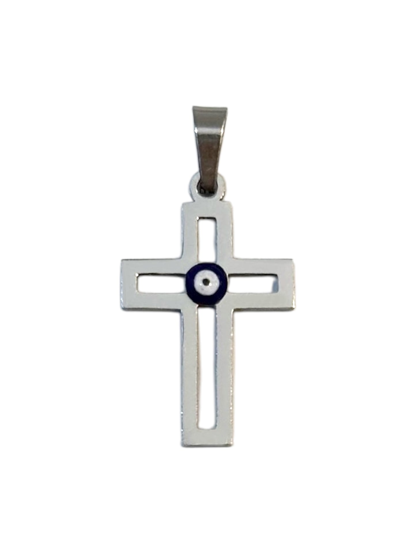 #Ojo Turco Cruz Plateado