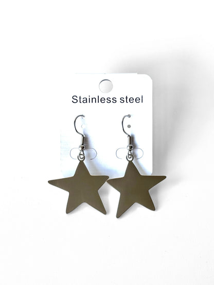 Aros de acero modelo #5203 plateado