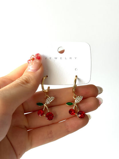 Aros de fantasía cherry #1003 dorado