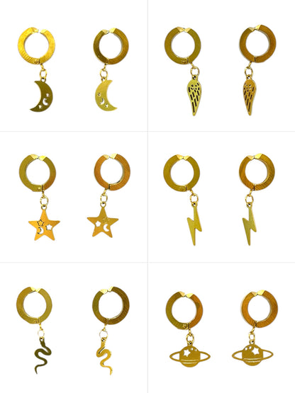 simulador con diseños dorados