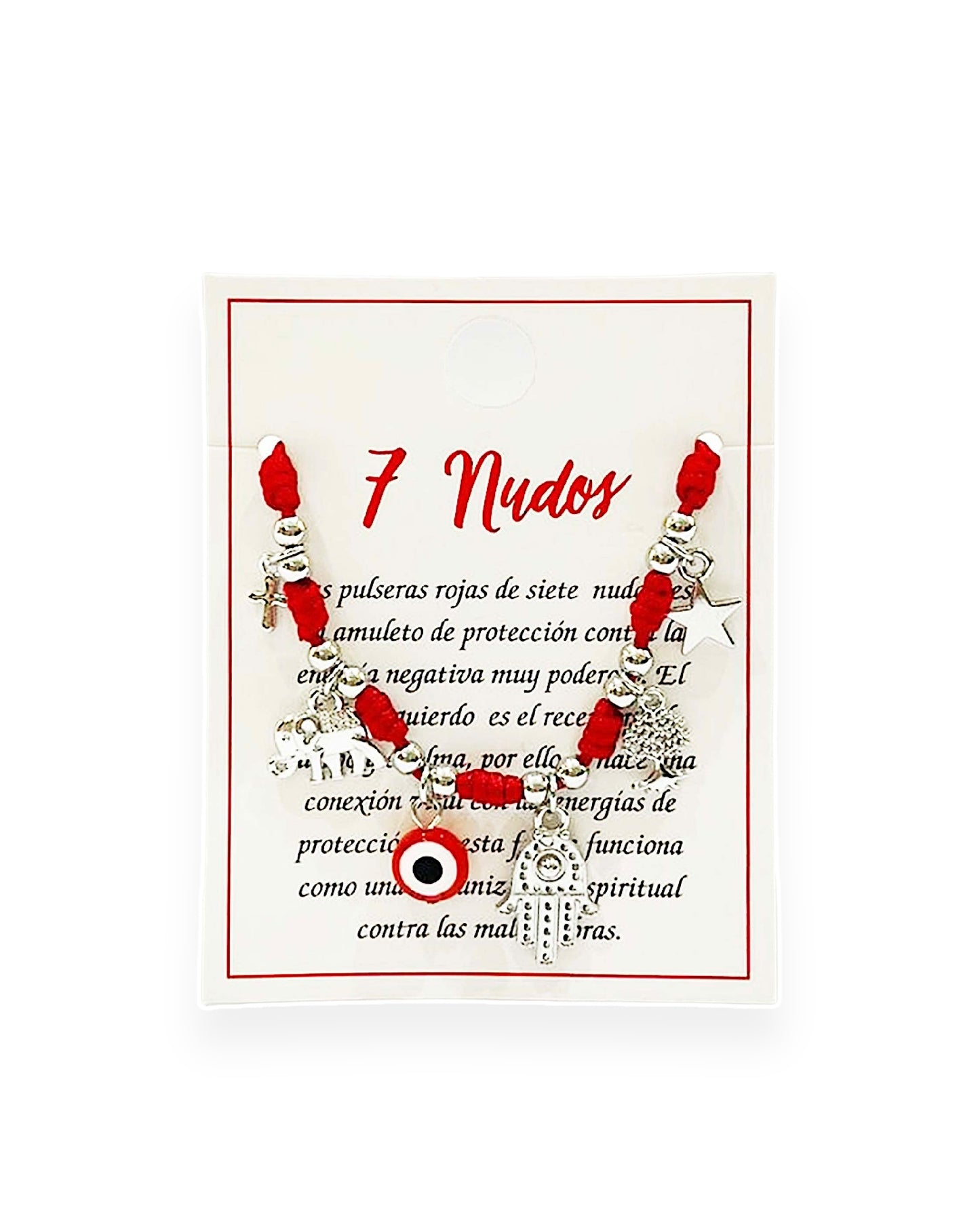 Pulsera de 7 nudos