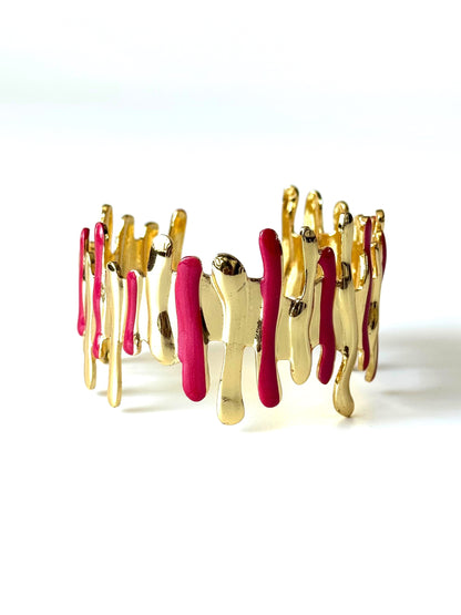 Pulsera Esclava #1421 rojo