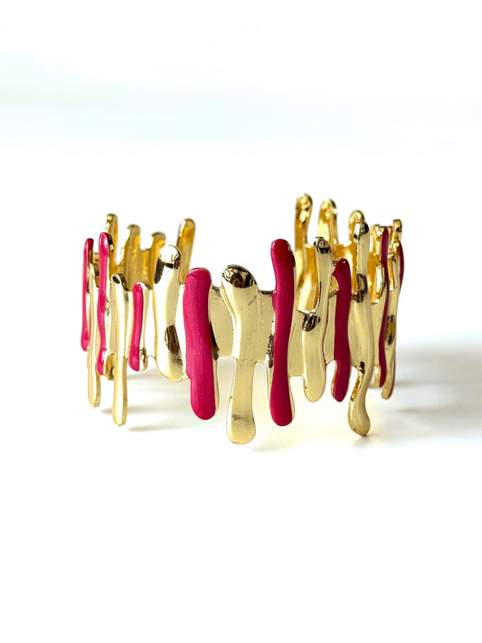 Pulsera Esclava #1421 rojo