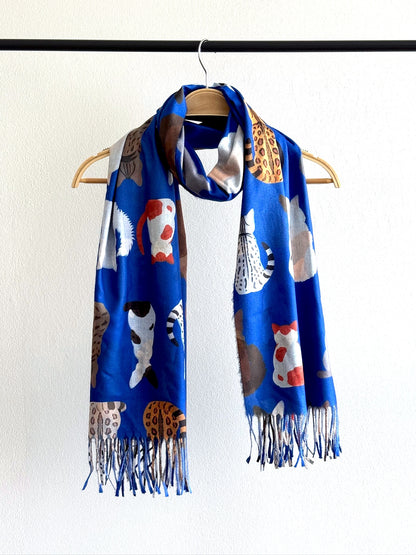 Bufanda de Gato #4 Azul