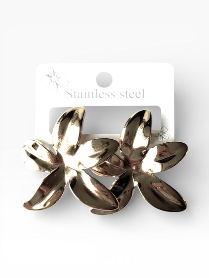 Aros de acero modelo #9217 plateado