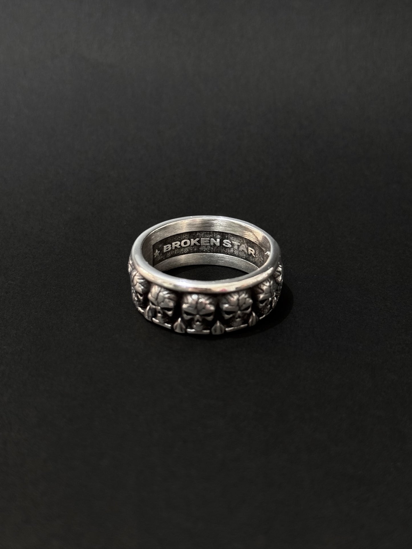 Anillo de hombre en acero vikingo #572