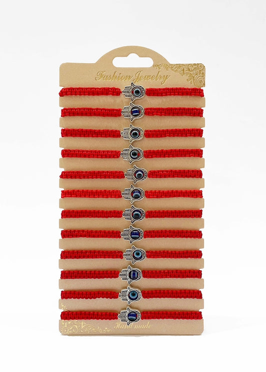 Pulsera Mano de Fátima con ojo turco 1