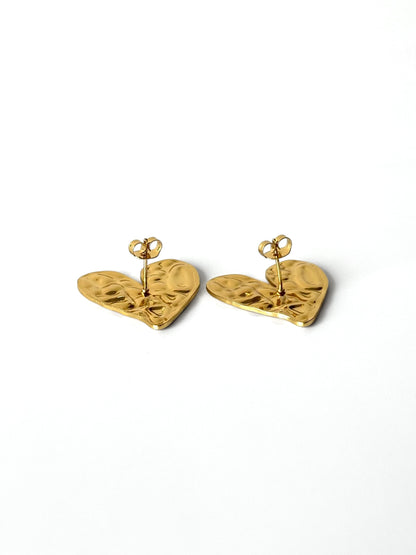 Aros de acero modelo #921 dorado