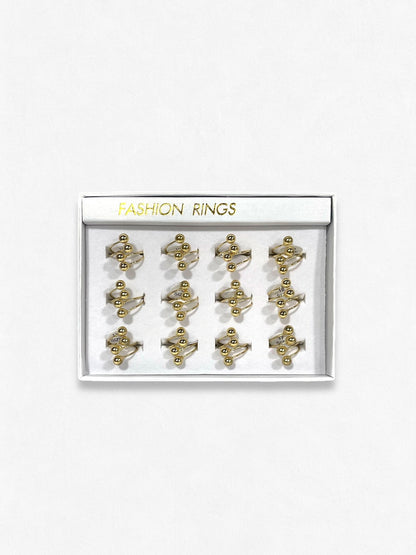 Anillo con bolitas (Docena)