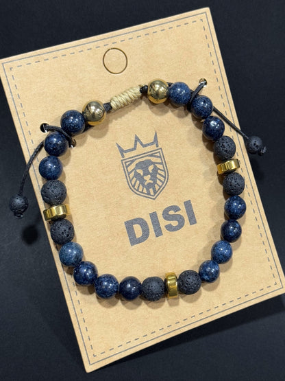 Pulsera de piedras naturales para hombre #5128