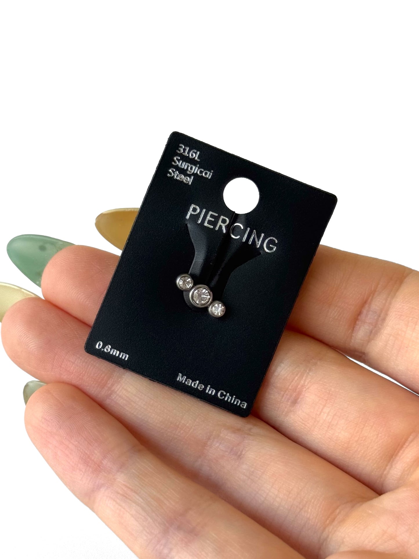 Piercing Acero_Recto #17 grande