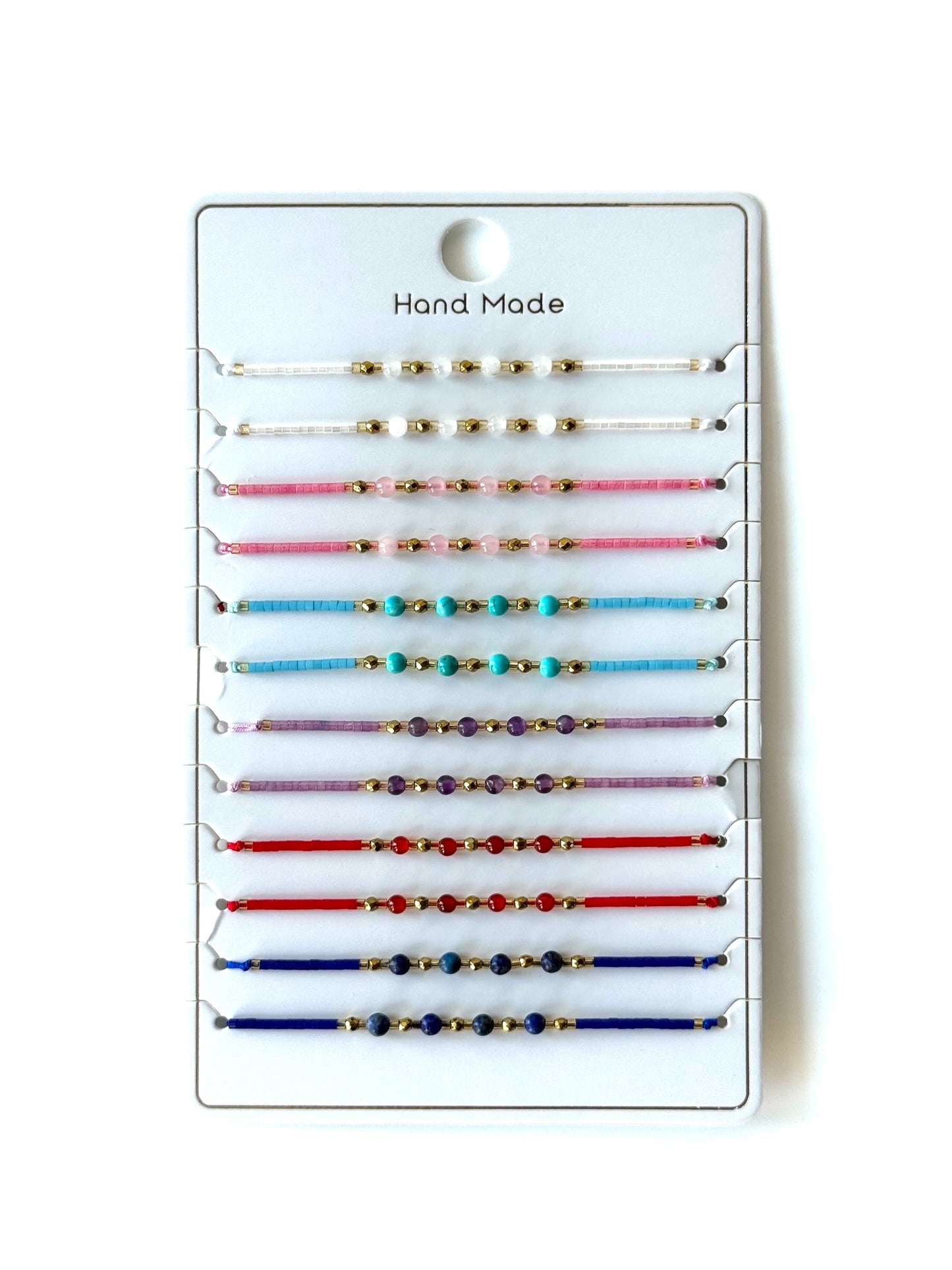Pulsera mostacilla japonés #1030 dorado